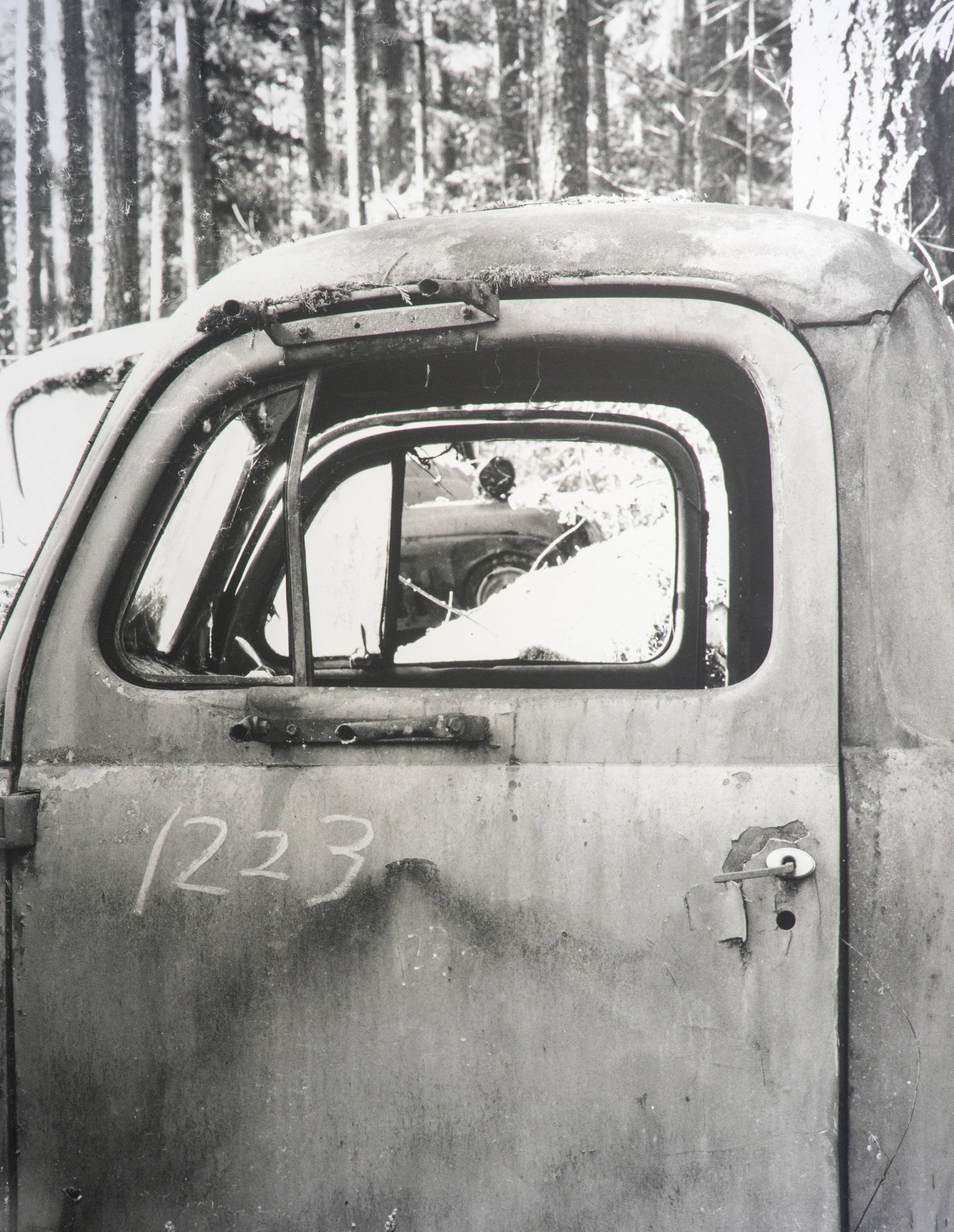 portrait of a door, junkyard, 2018