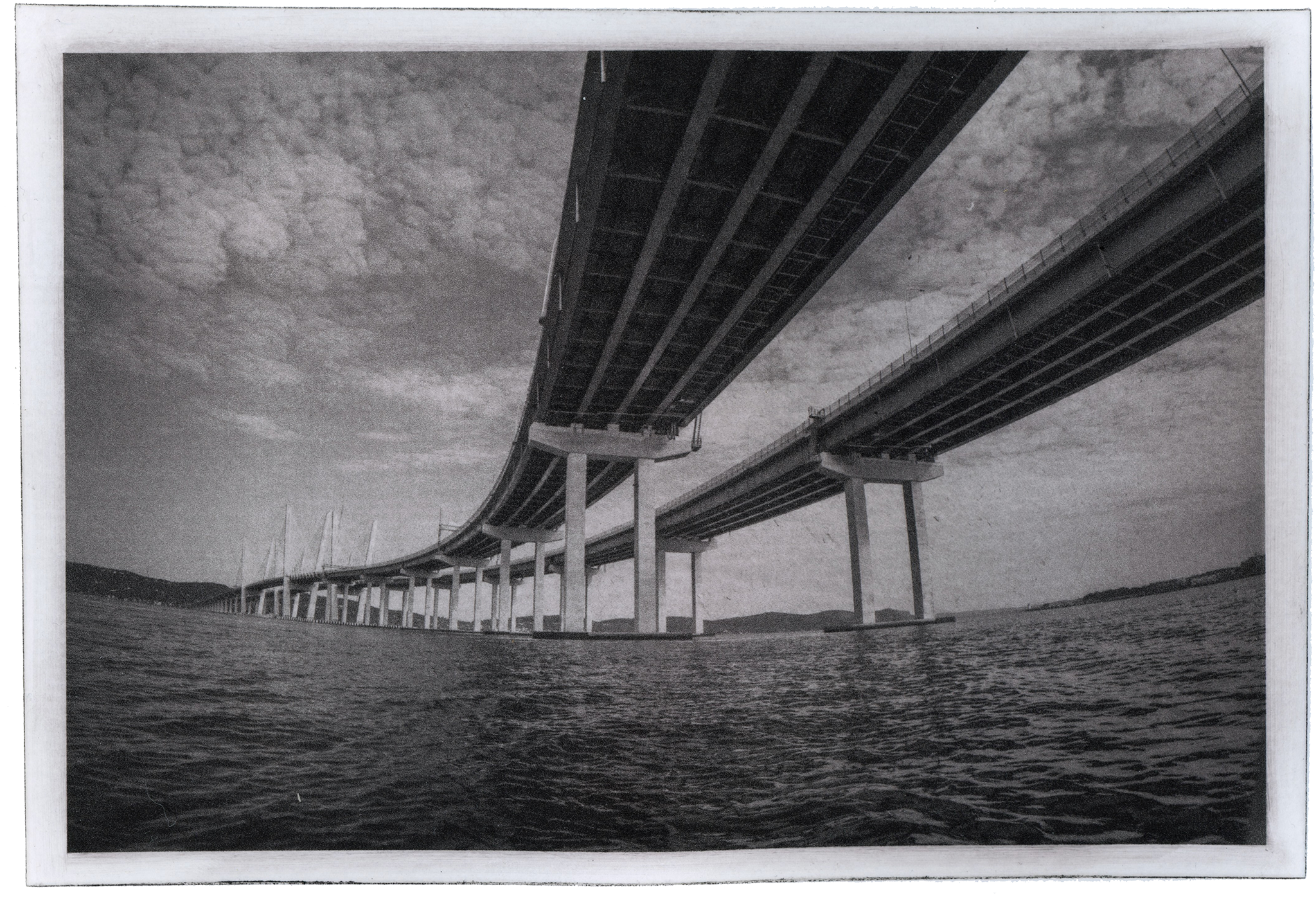 Tappan Zee Bridge - photogravure print 2022